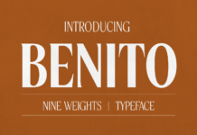 Benito Font Poster 1