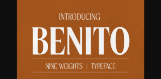 Benito Font Poster 1