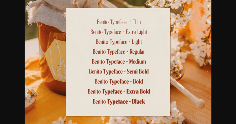 Benito Font Poster 5