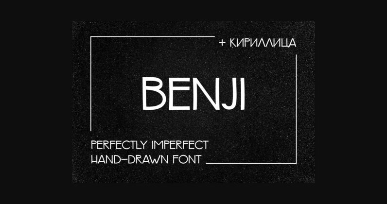 Benji Font Poster 1