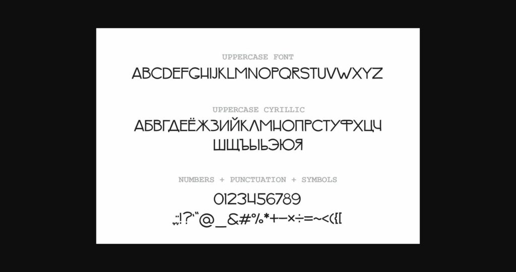 Benji Font Poster 5
