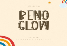 Benoglow Font Poster 1