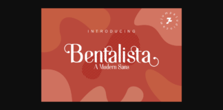 Bentalista Font Poster 1