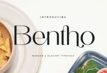Bentho Font Bentho Font Poster 1