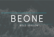 Beone Bold Font Beone Bold Font