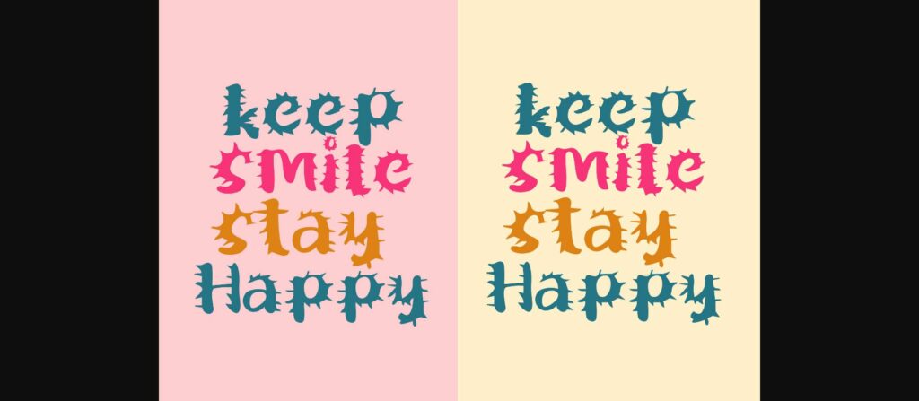 Berduri Font Poster 6
