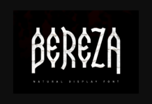 Bereza Font Poster 1