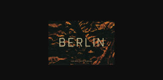 Berlin Font Poster 1