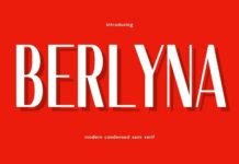 Berlyna Font Poster 1