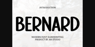 Bernard Font Poster 1