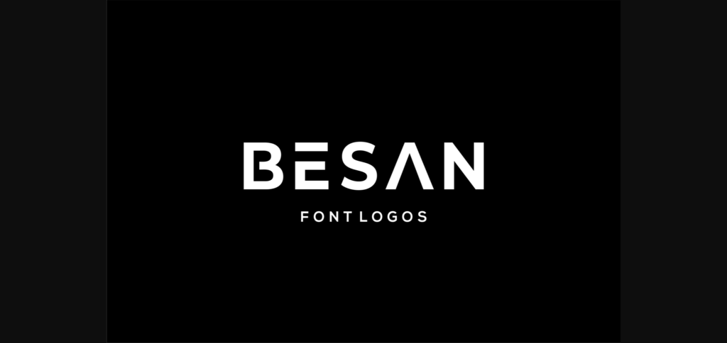 Besan Font Poster 3