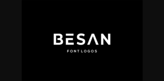 Besan Font Poster 1