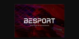 Besport Font Poster 1
