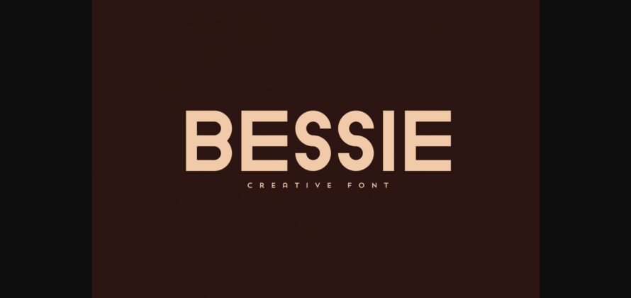 Bessie Font Poster 3