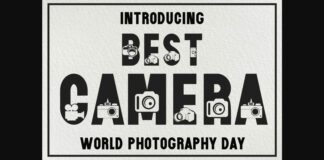 Best Camera Font Poster 1