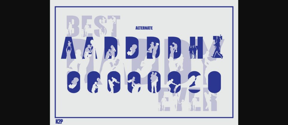 Best Daddy Ever Font Poster 6