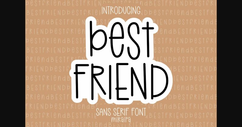 Best Friend Font Poster 3