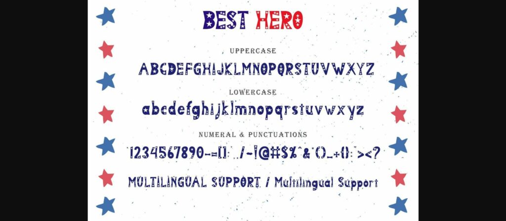 Best Hero Font Poster 8