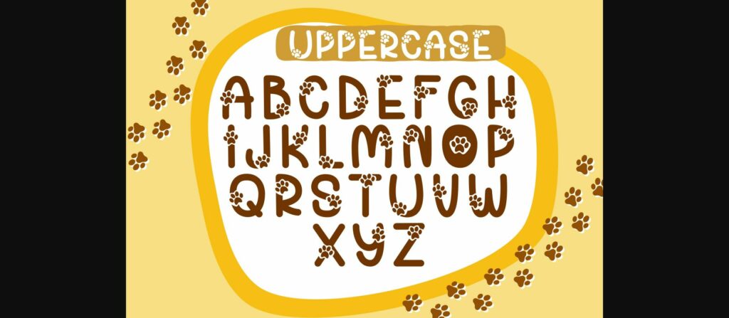 Best Paws Font Poster 5