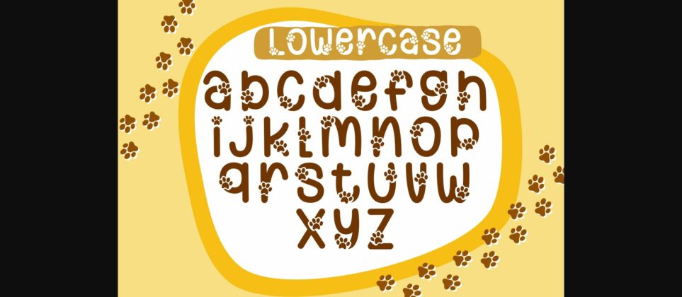 Best Paws Font Poster 6