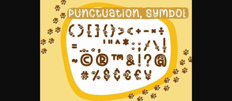 Best Paws Font Poster 8