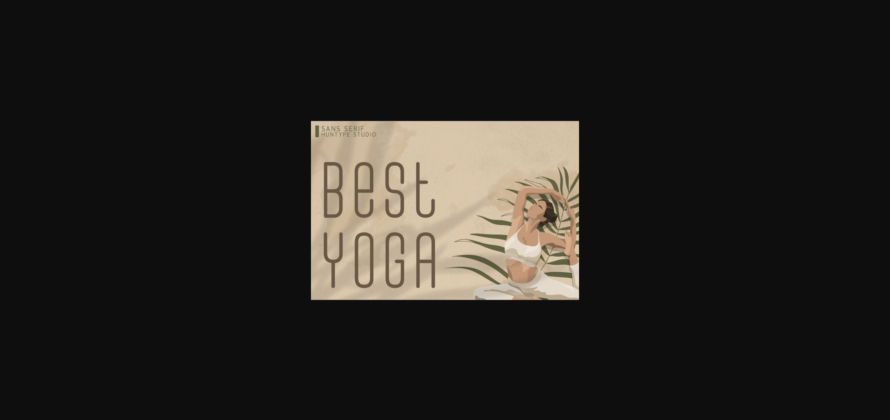 Best Yoga Font Poster 3