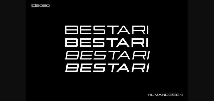 Bestari Font Poster 5