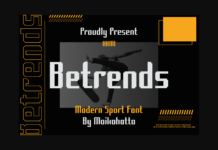 Betrends Font Poster 1