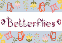 Betterflies Font Poster 1