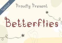 Betterflies Font Poster 1