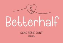 Betterhalf Font Poster 1