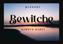 Bewitche Font Poster 1