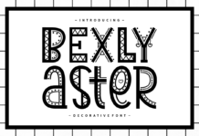 Bexly Aster Font Poster 1