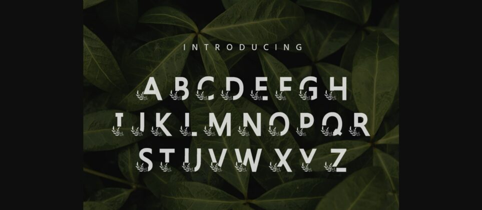 Bherleaf Font Poster 2