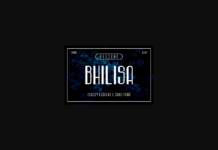 Bhilisa Font Poster 1