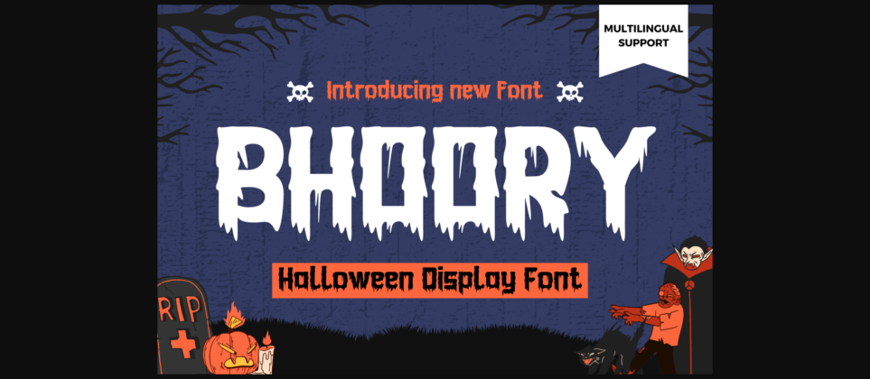 Bhoory Font Poster 3