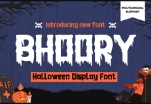 Bhoory Font Poster 1