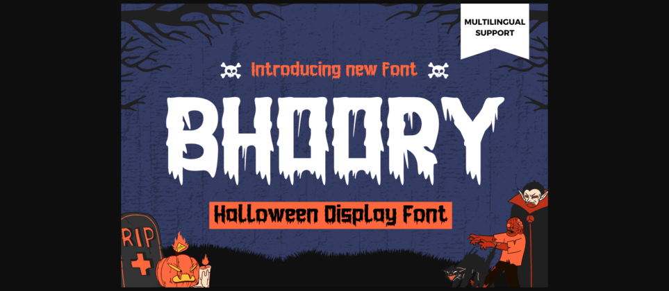 Bhoory Font Poster 1