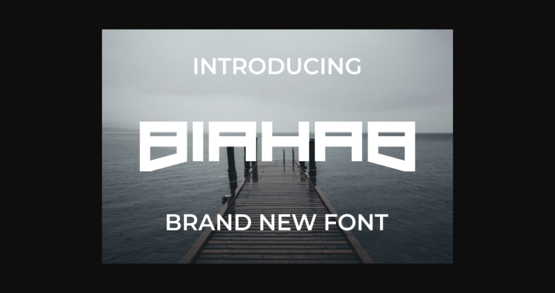 Biahab Font Poster 3