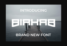 Biahab Font Poster 1