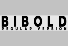 Bibold Font Poster 1