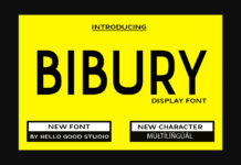 Bibury Font Poster 1