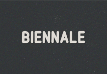 Biennale Font Poster 1