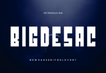 Bigdesac Font Poster 1