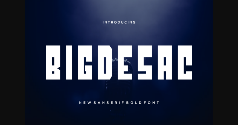 Bigdesac Font Poster 1