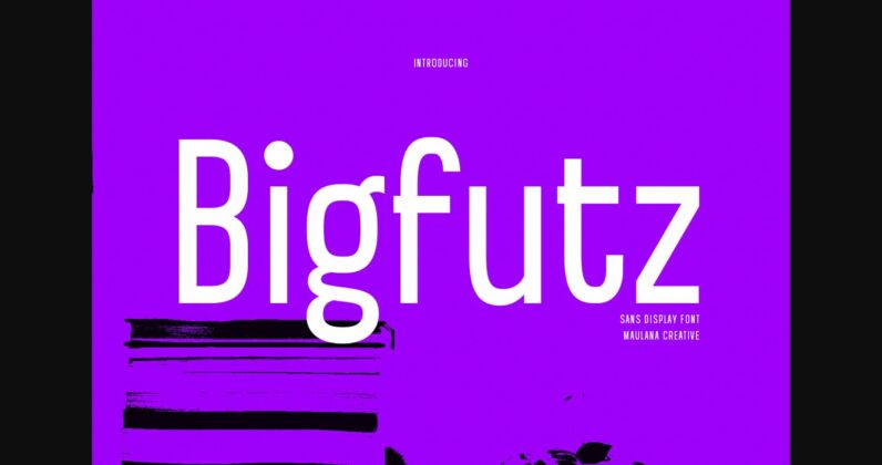 Bigfutz Font Poster 3