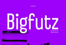 Bigfutz Font Poster 1