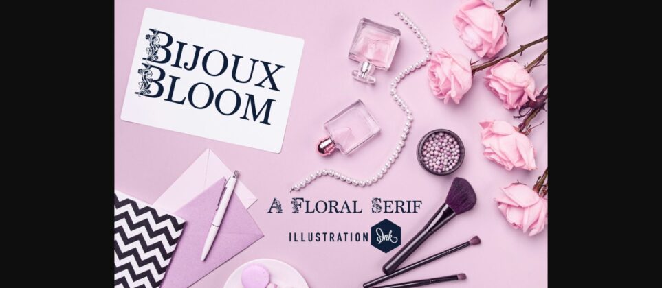 Bijoux Bloom Font Poster 3