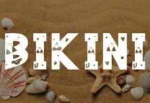 Bikini Font Poster 1