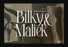 Bilky Maliek Font Poster 1